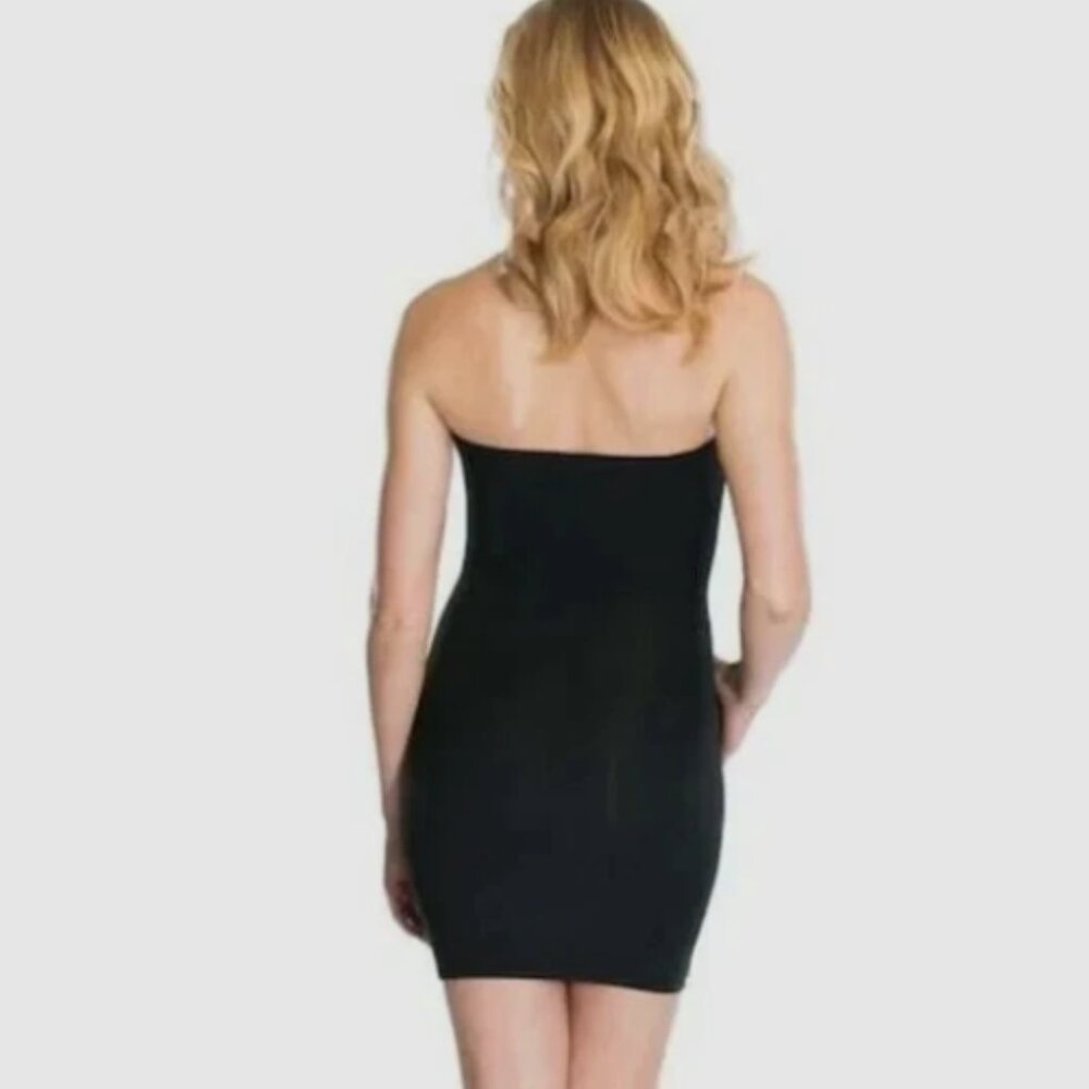 Spanx NWT Assets Red Hot Label Black Sleek Slimmers Full Slip Convertible 1X - Picture 4 of 14